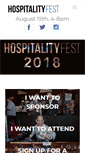 Mobile Screenshot of hospitalityfest.com